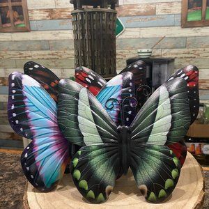 Metal Butterfly 4-pc Set Garden Décor
